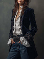 Chaqueta Larga Vintage Elegante Mujer | Morrison