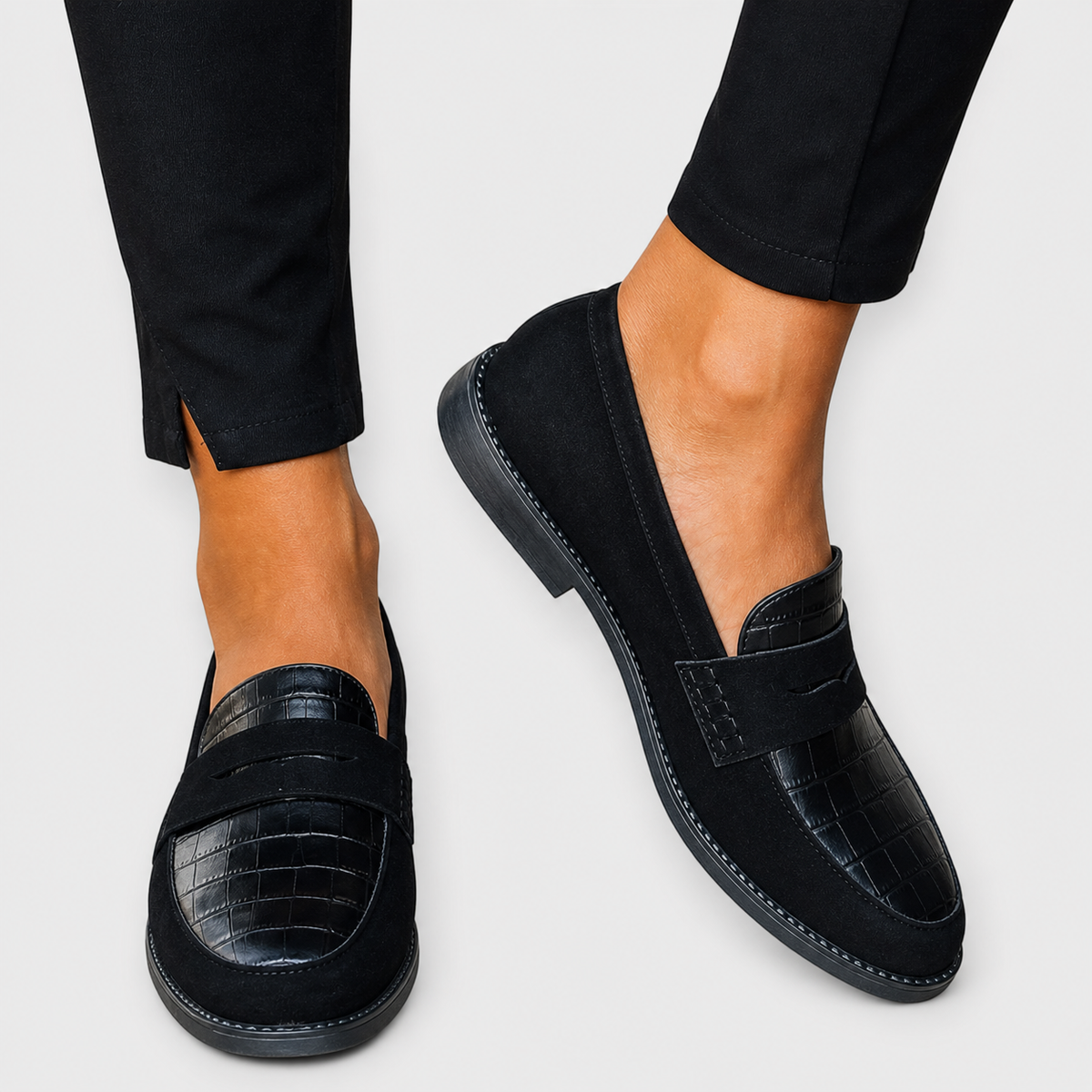 Mocasines Elegantes con Detalle de Lazo Mujer | Sara