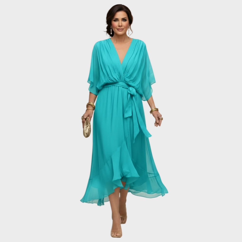 Vestido con escote en forma de V | Maria