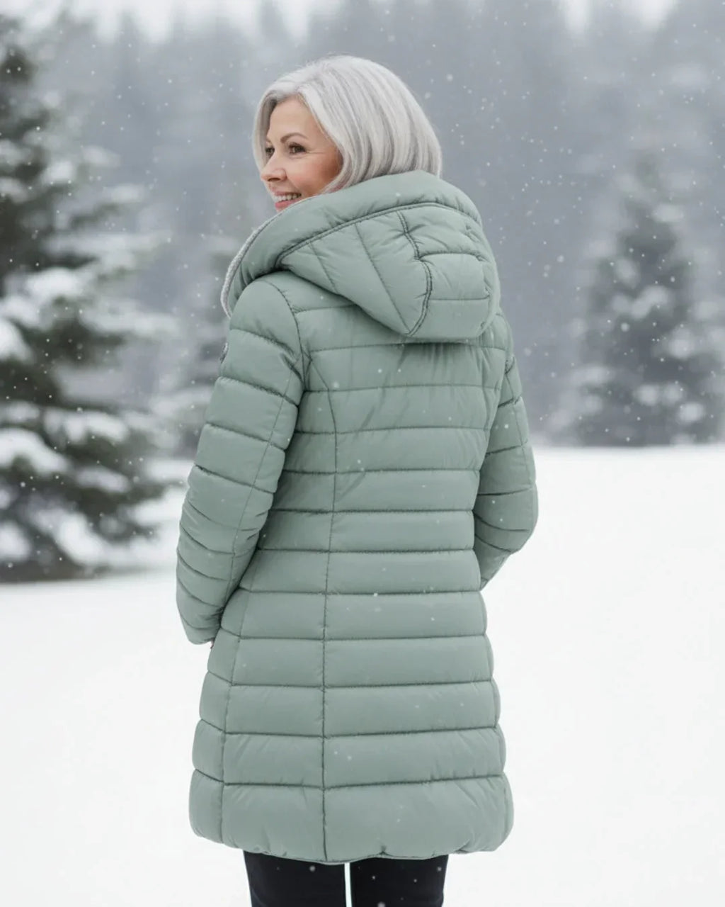 Abrigo Acolchado Mujer Invierno Largo | Olivia™