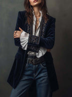Chaqueta Larga Vintage Elegante Mujer | Morrison