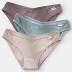 Pack 3 Bragas de Algodón Mujer