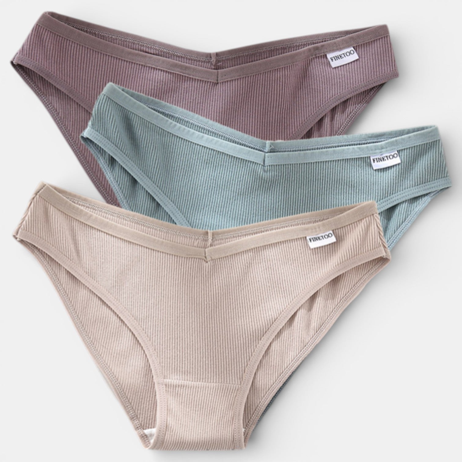 Pack 3 Bragas de Algodón Mujer