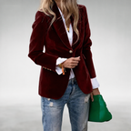 Blazer Terciopelo Mujer Entallado | Victoria