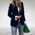 Blazer Terciopelo Mujer Entallado | Victoria
