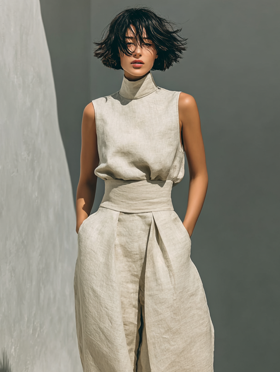 Conjunto amplio minimalista para mujer | Maria