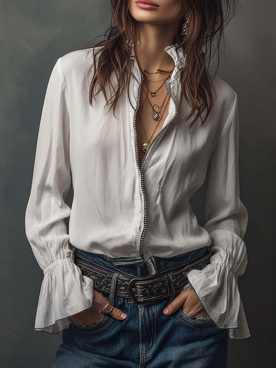 Chaqueta Larga Vintage Elegante Mujer | Morrison