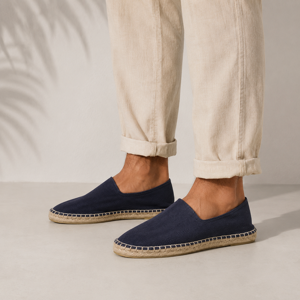 Zapatos Esparto Azul Marino | Marques