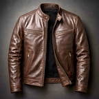Chaqueta Cuero Vintage Hombre Premium | Valmonti