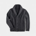 Chaleco de lana para hombre con cuello alto abotonado: refinado, cálido, para el día a día