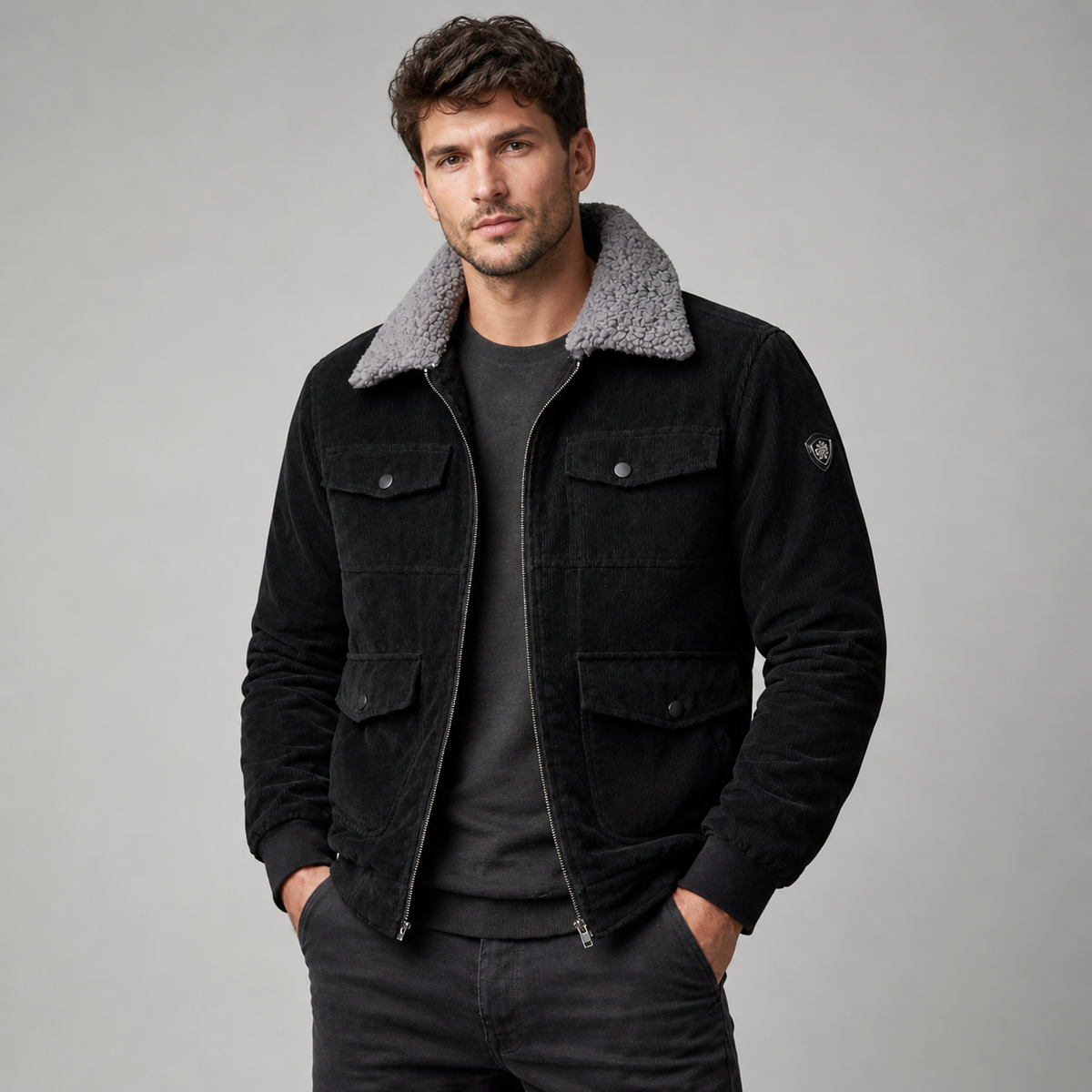 Chaqueta Pana Hombre con Forro Interior | Frontier
