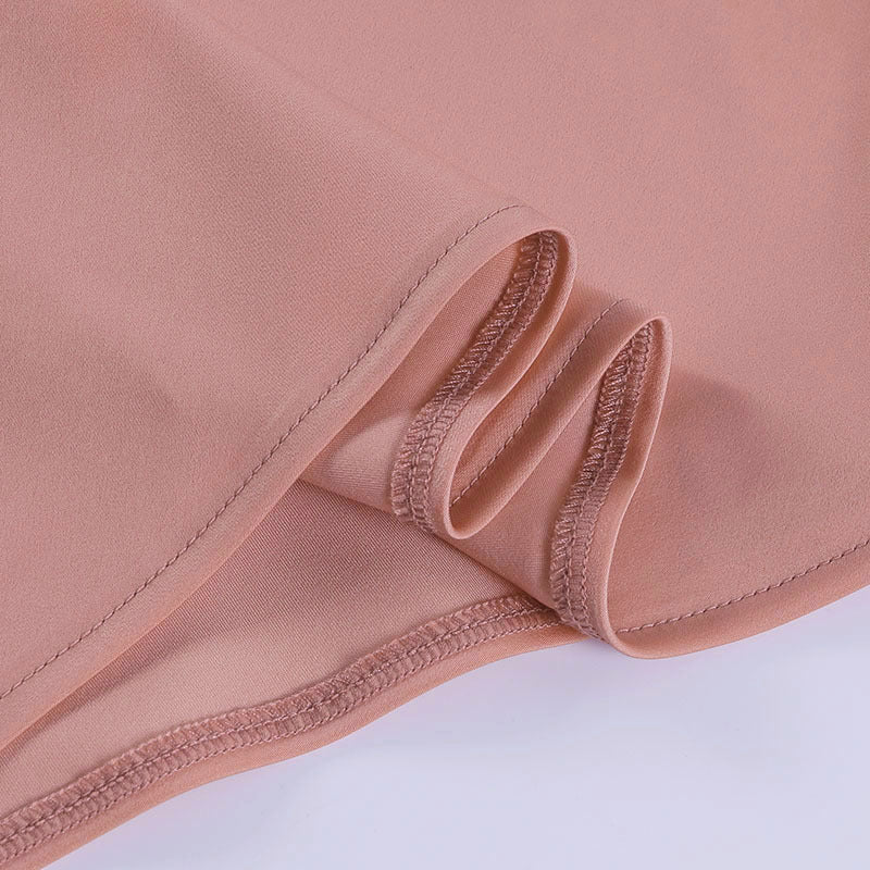 Vestido Mini de Satén para Mujer con Escote en V y Espalda Descubierta – Fiesta y Eventos