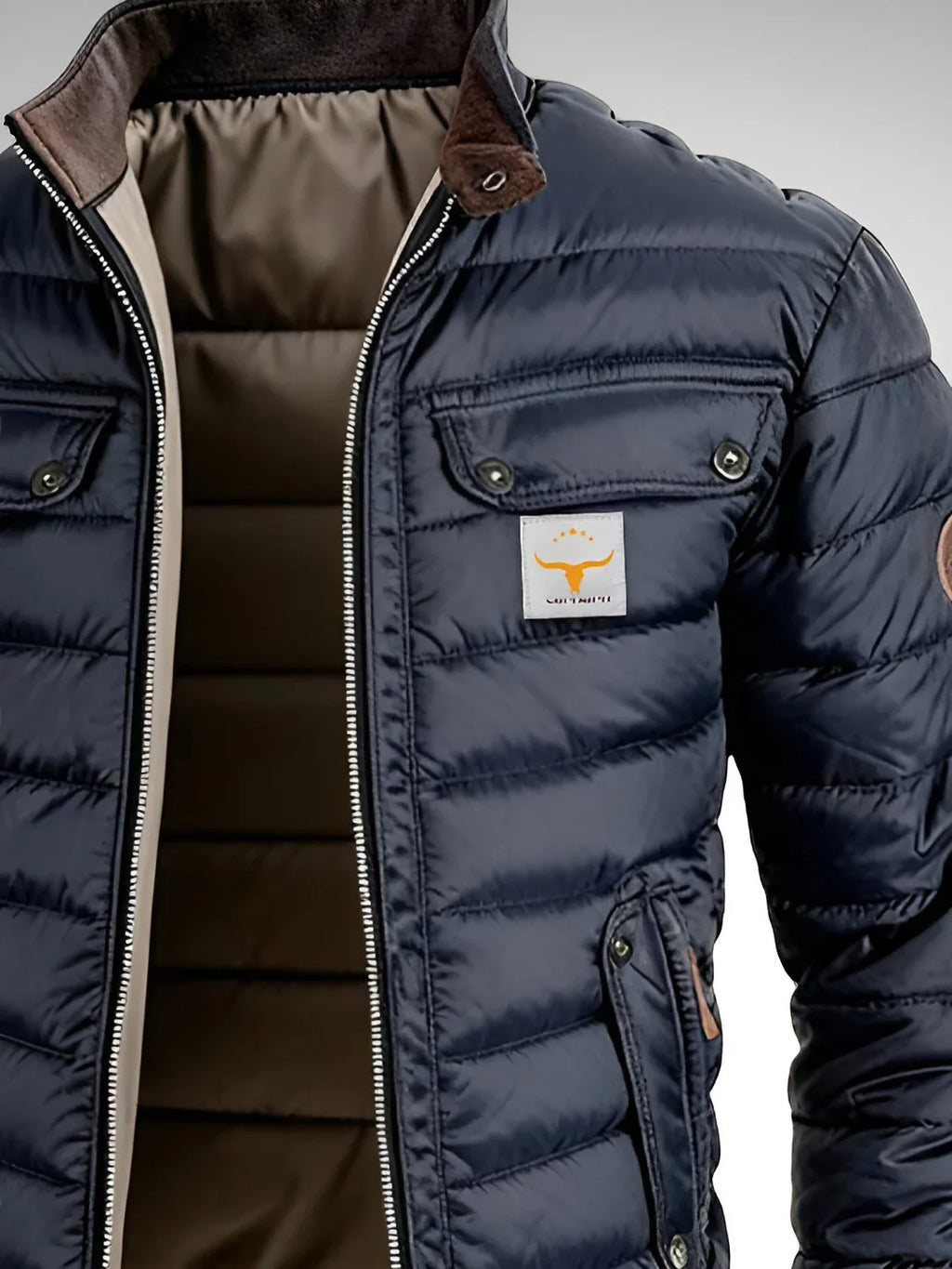 Chaqueta de Invierno Hombre Urbana Acolchada | Eric™