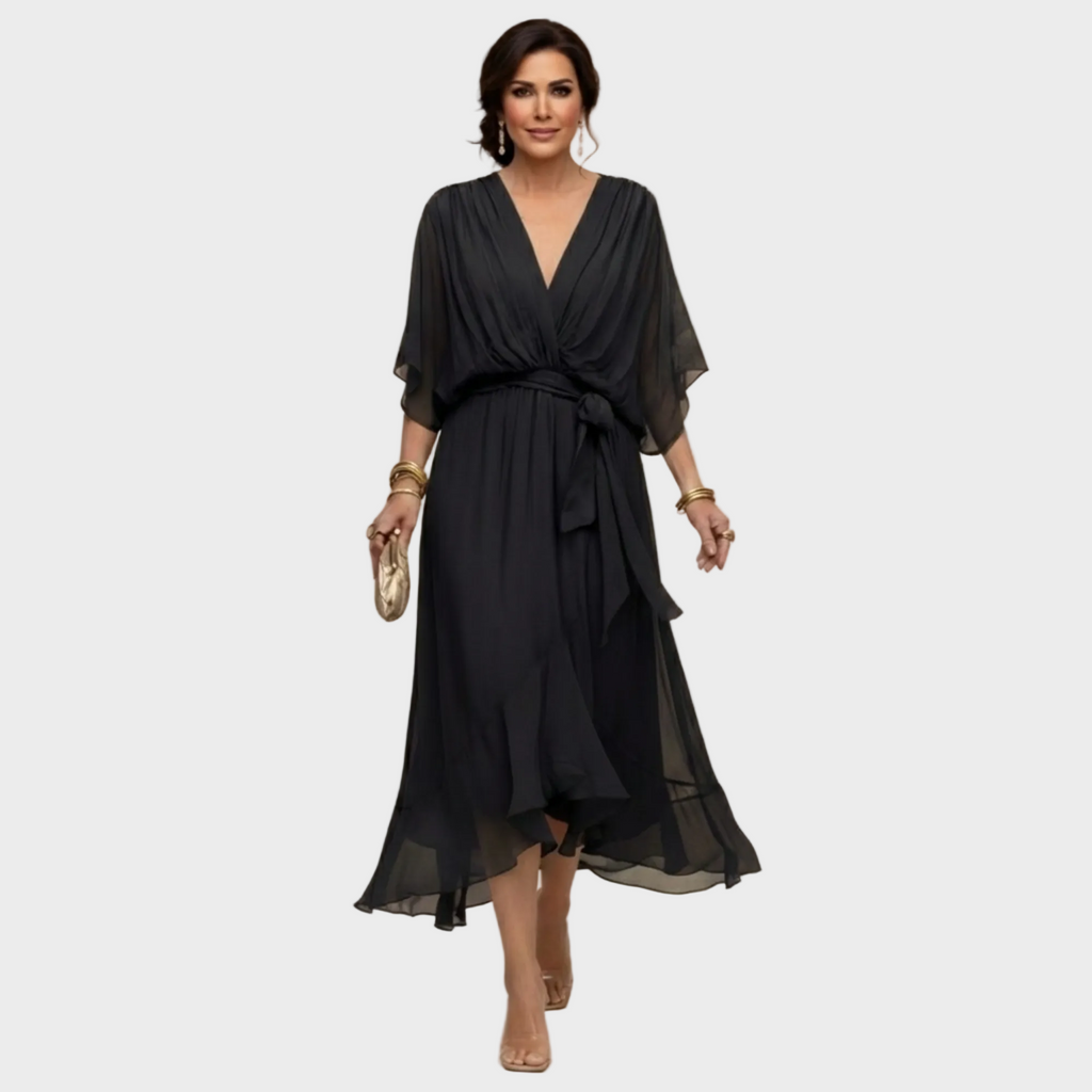 Vestido con escote en forma de V | Maria
