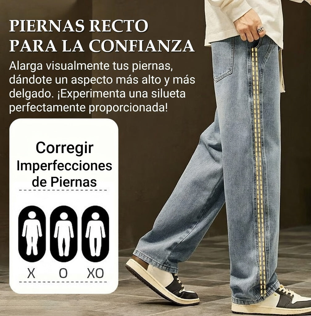 Vaqueros anchos y rectos para hombre | Carlos