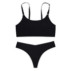 Set Lencería Mujer Ice Silk sin Costuras