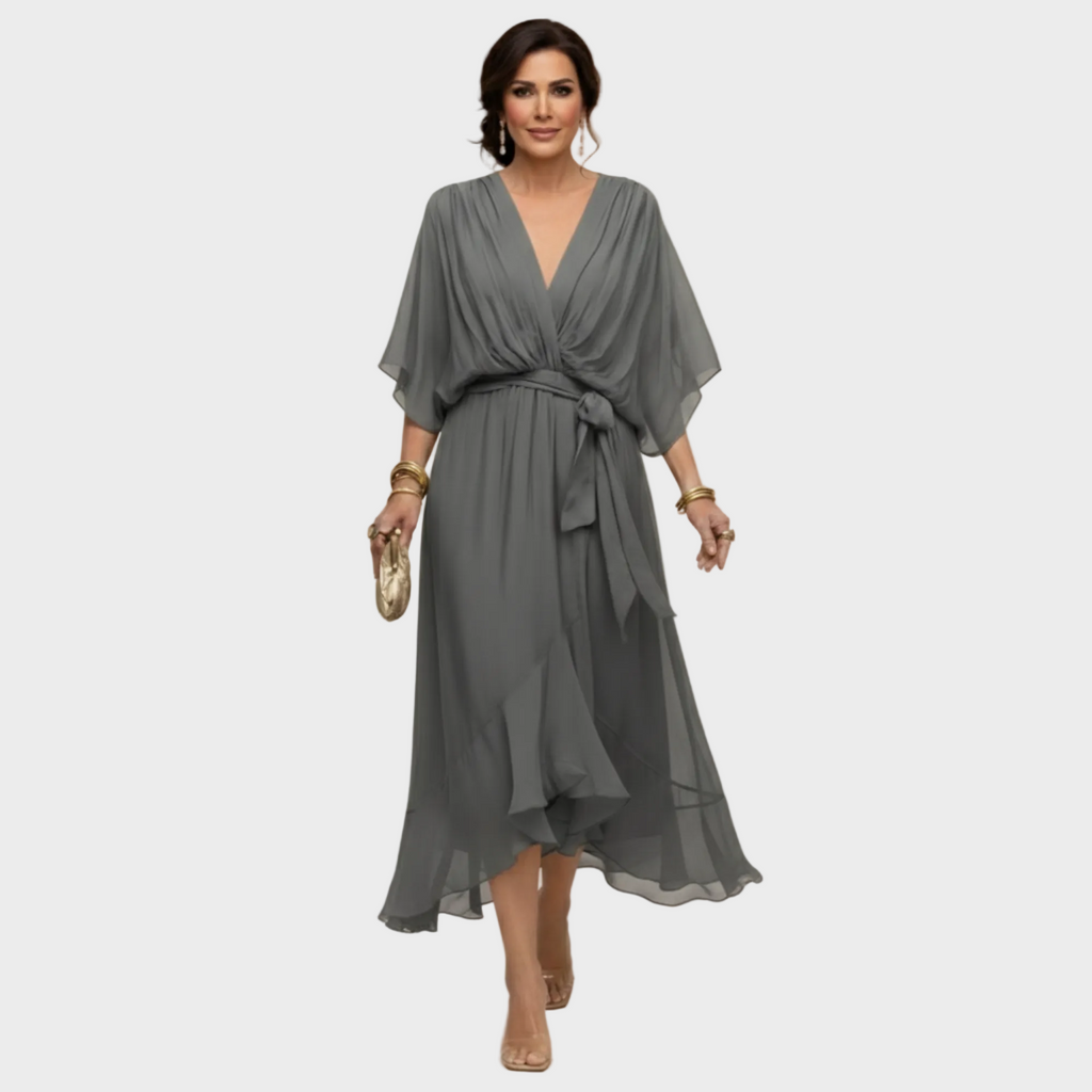 Vestido con escote en forma de V | Maria