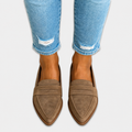 Mocasines de Ante Suave Mujer | Nadia