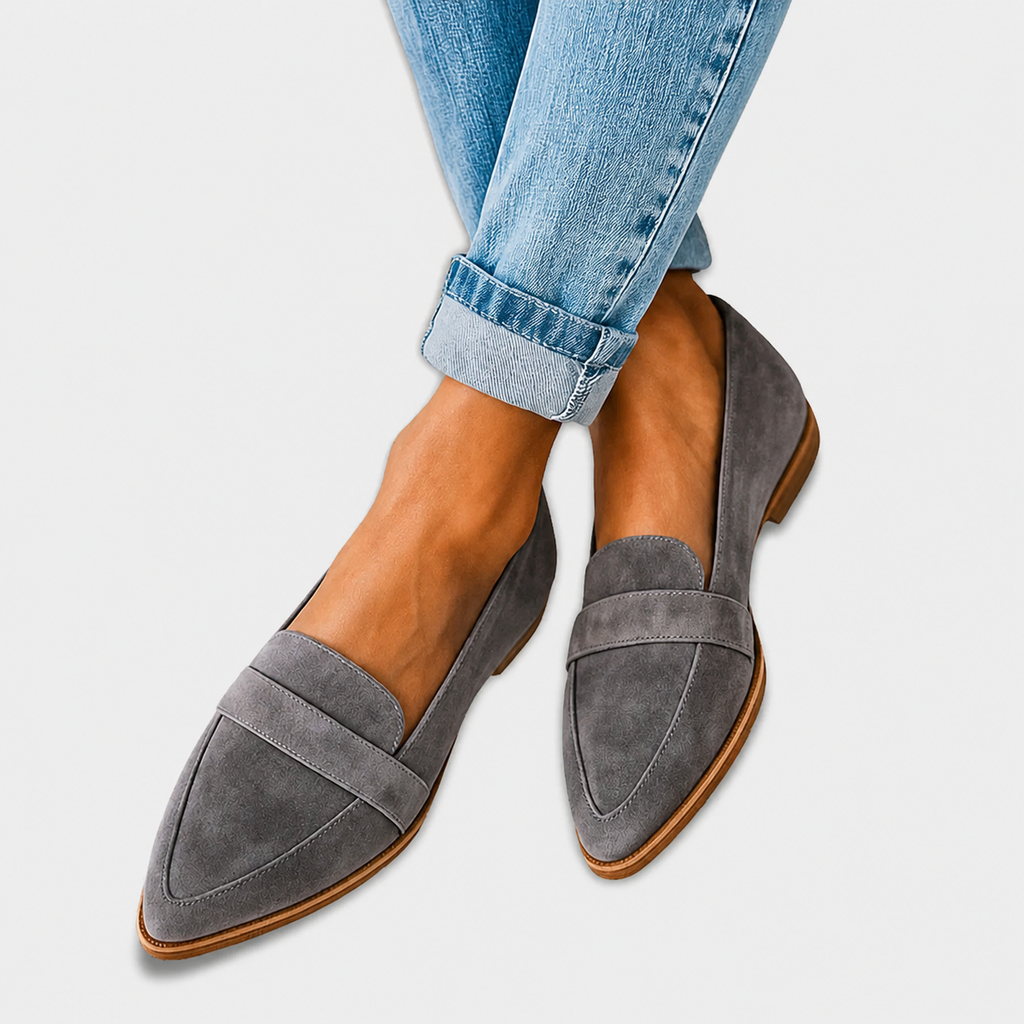 Mocasines de Ante Suave Mujer | Nadia
