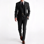 Traje Tres Piezas Tweed Elegante Hombre | Desmond