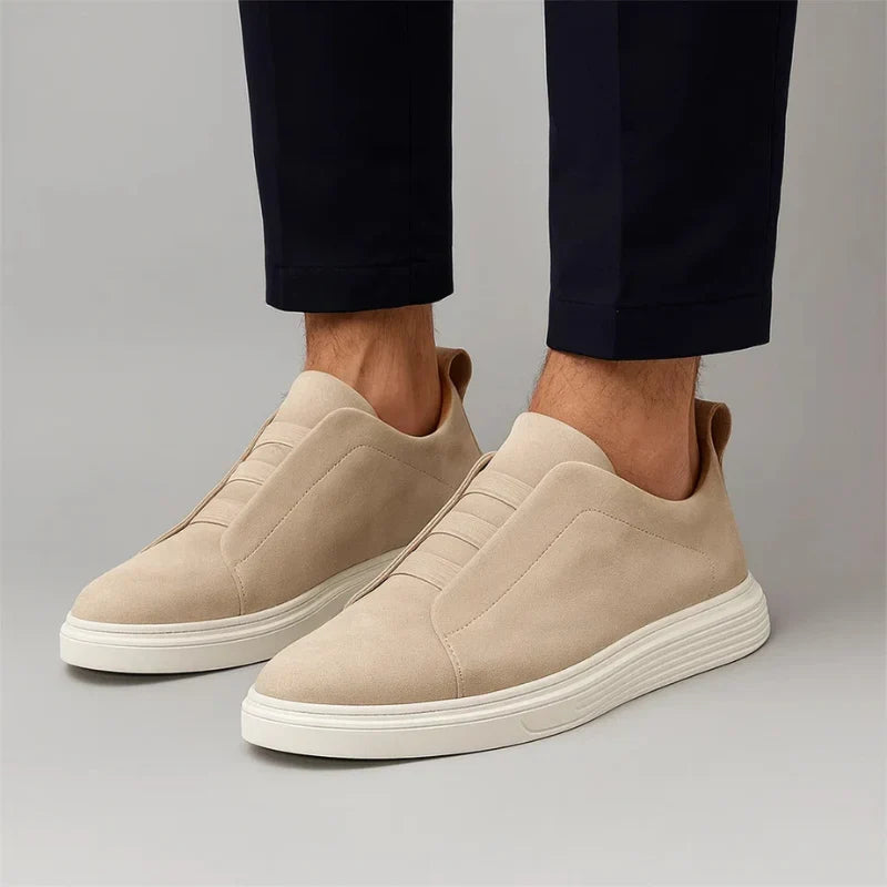Zapatillas de Ante Slip-On Hombre Elegantes | Brunello