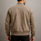 Chaqueta Hombre Estilo Urbano en Ante – Diseño Clásico y Versátil
