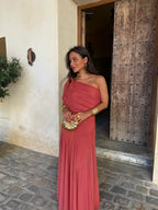 Vestido de Toledo en rosa | Valentina