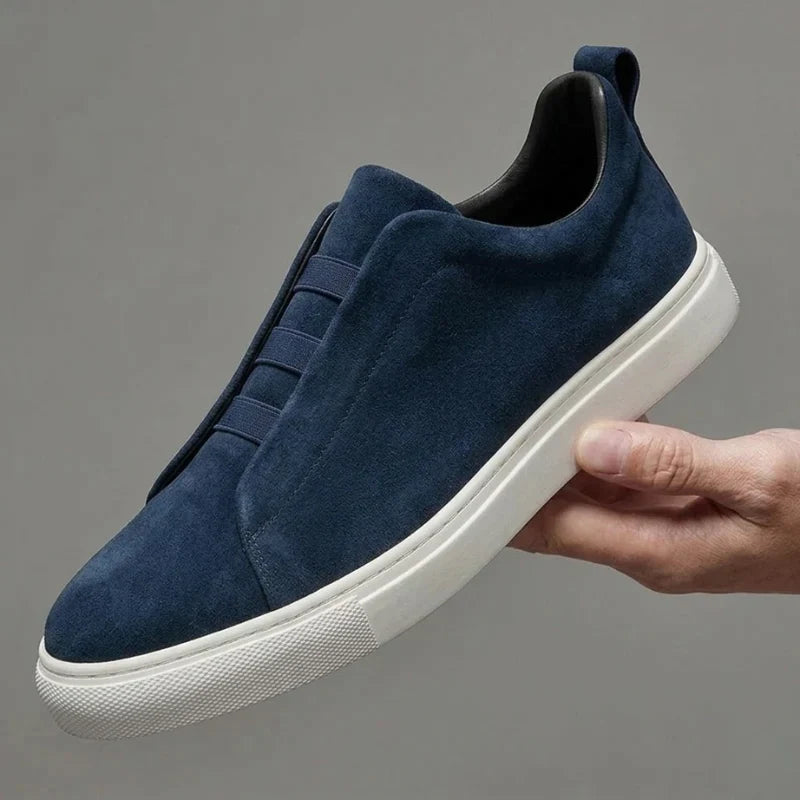 Zapatillas de Ante Slip-On Hombre Elegantes | Brunello