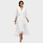 Vestido con escote en forma de V | Maria
