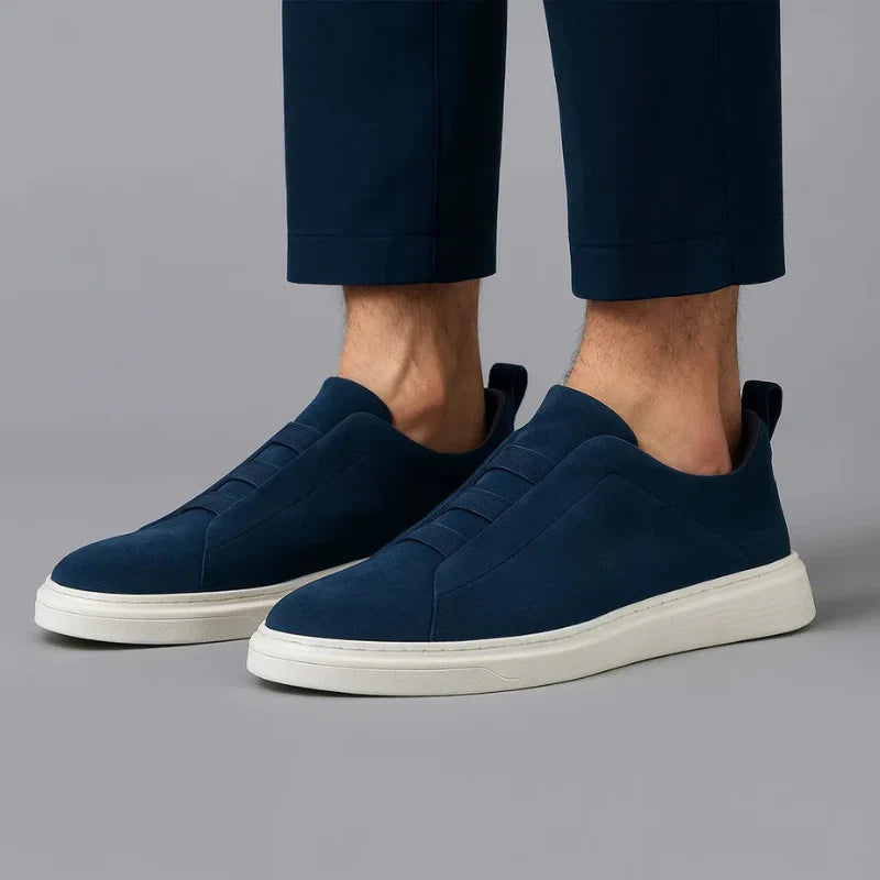 Zapatillas de Ante Slip-On Hombre Elegantes | Brunello