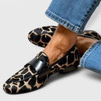 Mocasines Estampado Leopardo Mujer | Léonie