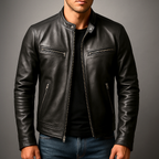 Chaqueta Cuero Vintage Hombre Premium | Valmonti