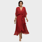 Vestido con escote en forma de V | Maria