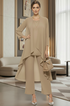 Conjunto 3 Piezas Cárdigan Camiseta y Pantalones Mujer | ELVY