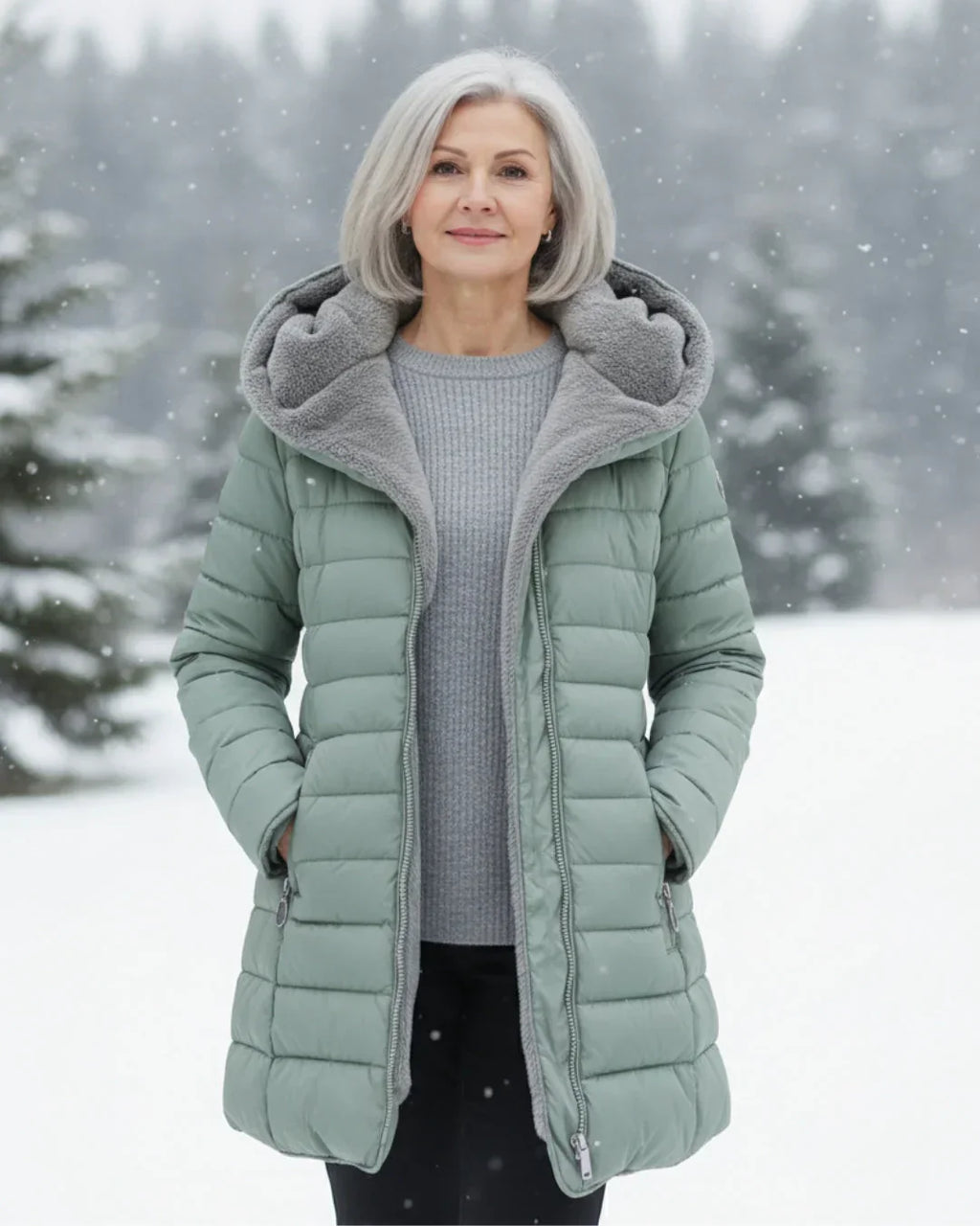 Abrigo Acolchado Mujer Invierno Largo | Olivia™