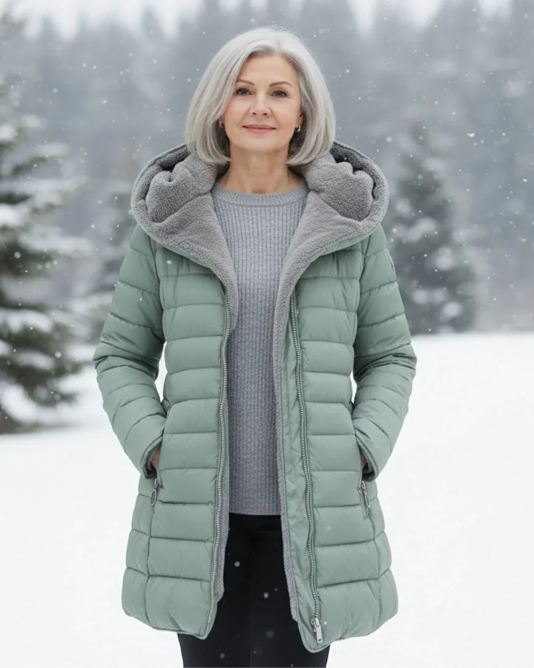 Abrigo Acolchado Mujer Invierno Largo | Olivia™