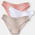Pack 3 Bragas de Algodón Mujer