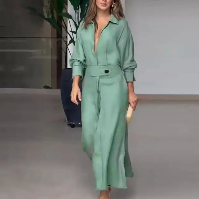 Vestido Camisero Elegante Mujer | Bea