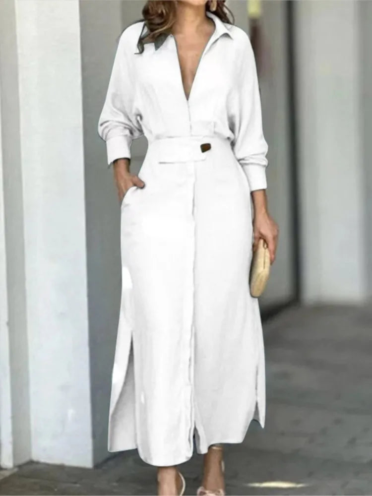 Vestido Camisero Elegante Mujer | Bea