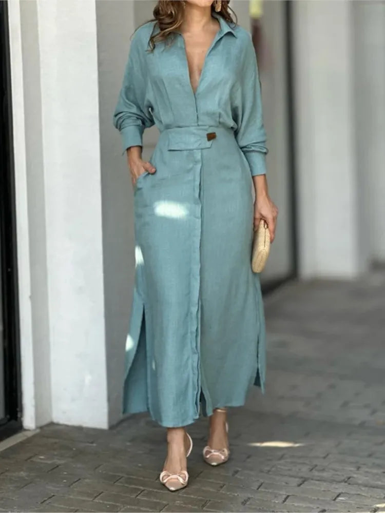 Vestido Camisero Elegante Mujer | Bea