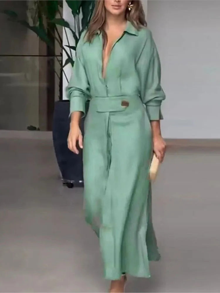 Vestido Camisero Elegante Mujer | Bea