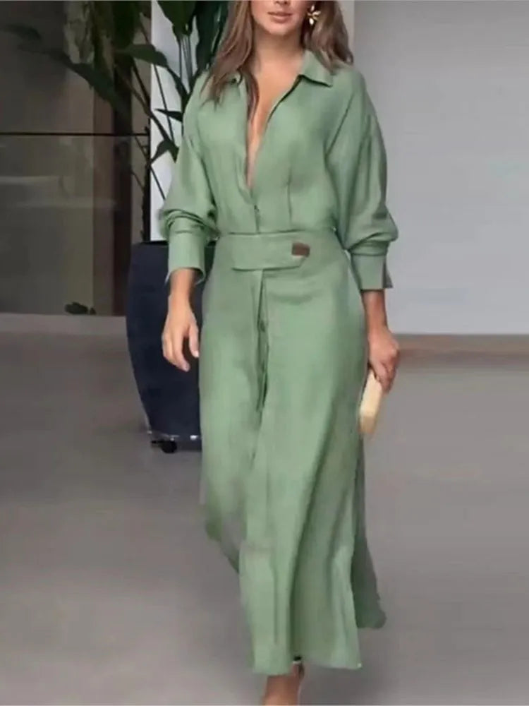 Vestido Camisero Elegante Mujer | Bea