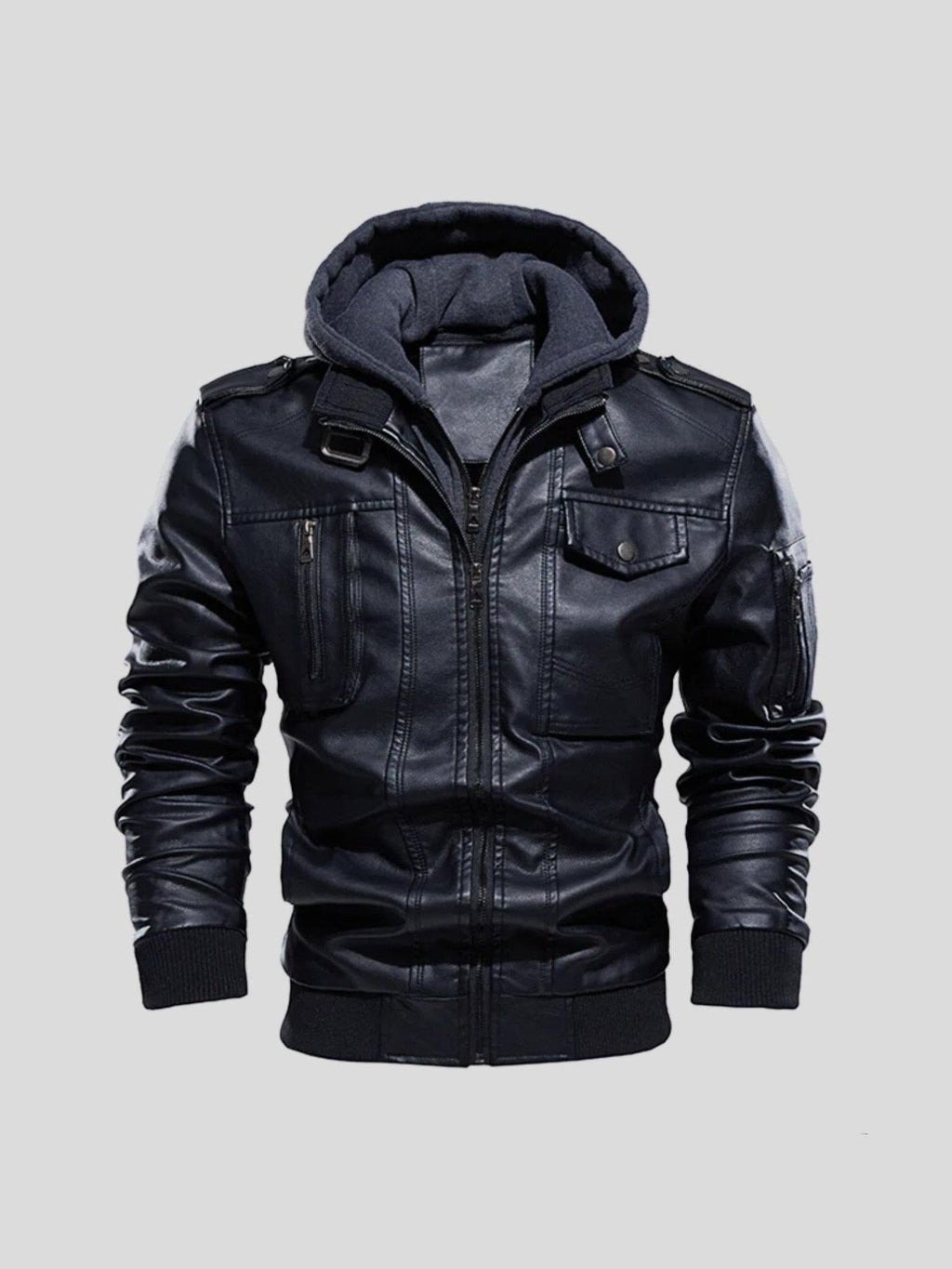 Chaqueta Ligera de Cuero Hombre Elegante Entretiempo | Anders™