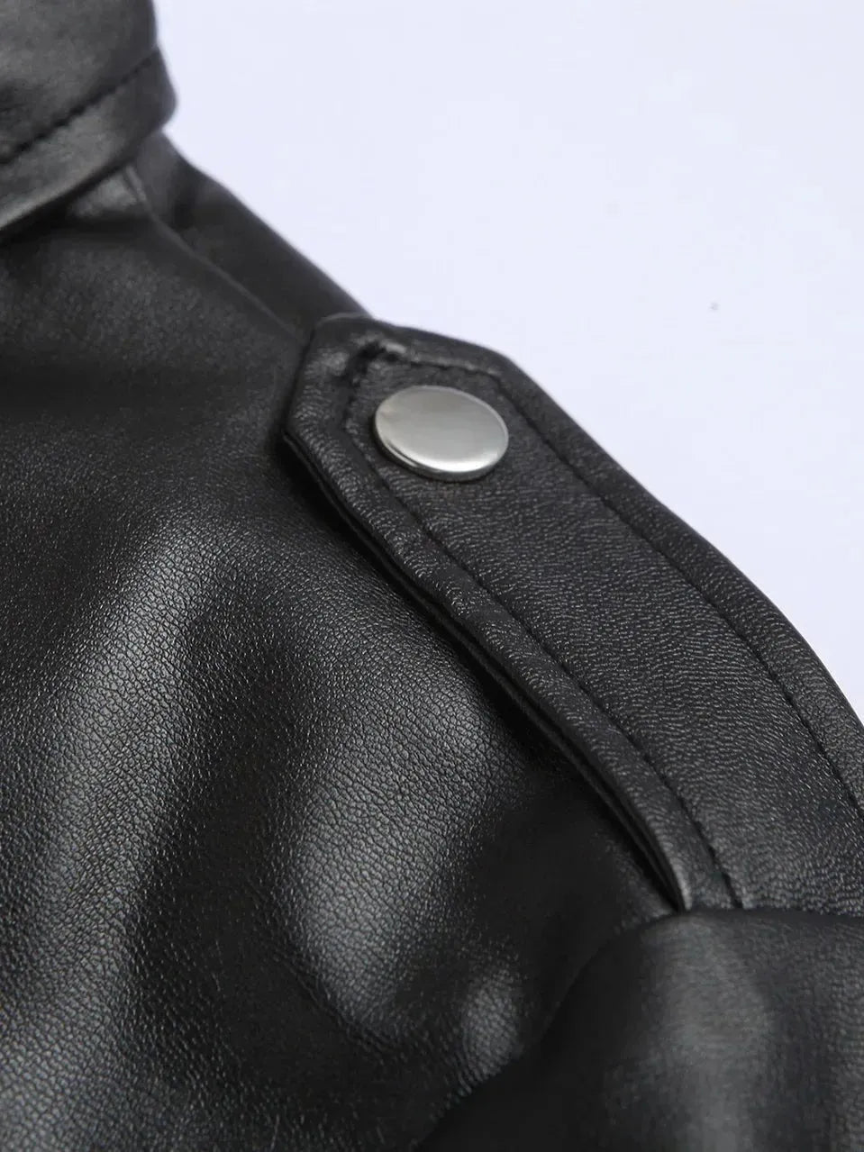Chaqueta de Cuero Mujer Motera Clásica | Austin™