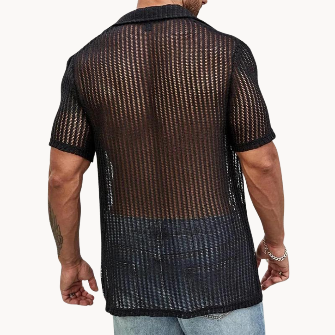 Camisa calada de manga corta | Rodri