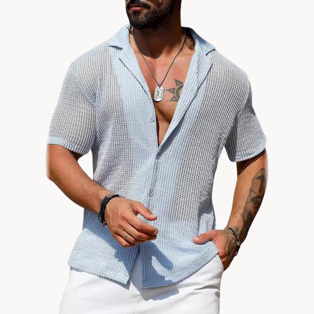 Camisa calada de manga corta | Rodri