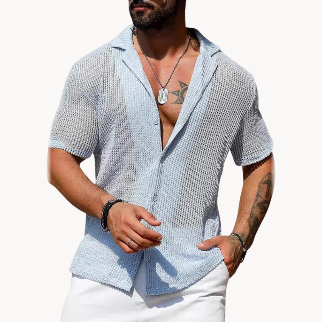 Camisa calada de manga corta | Rodri