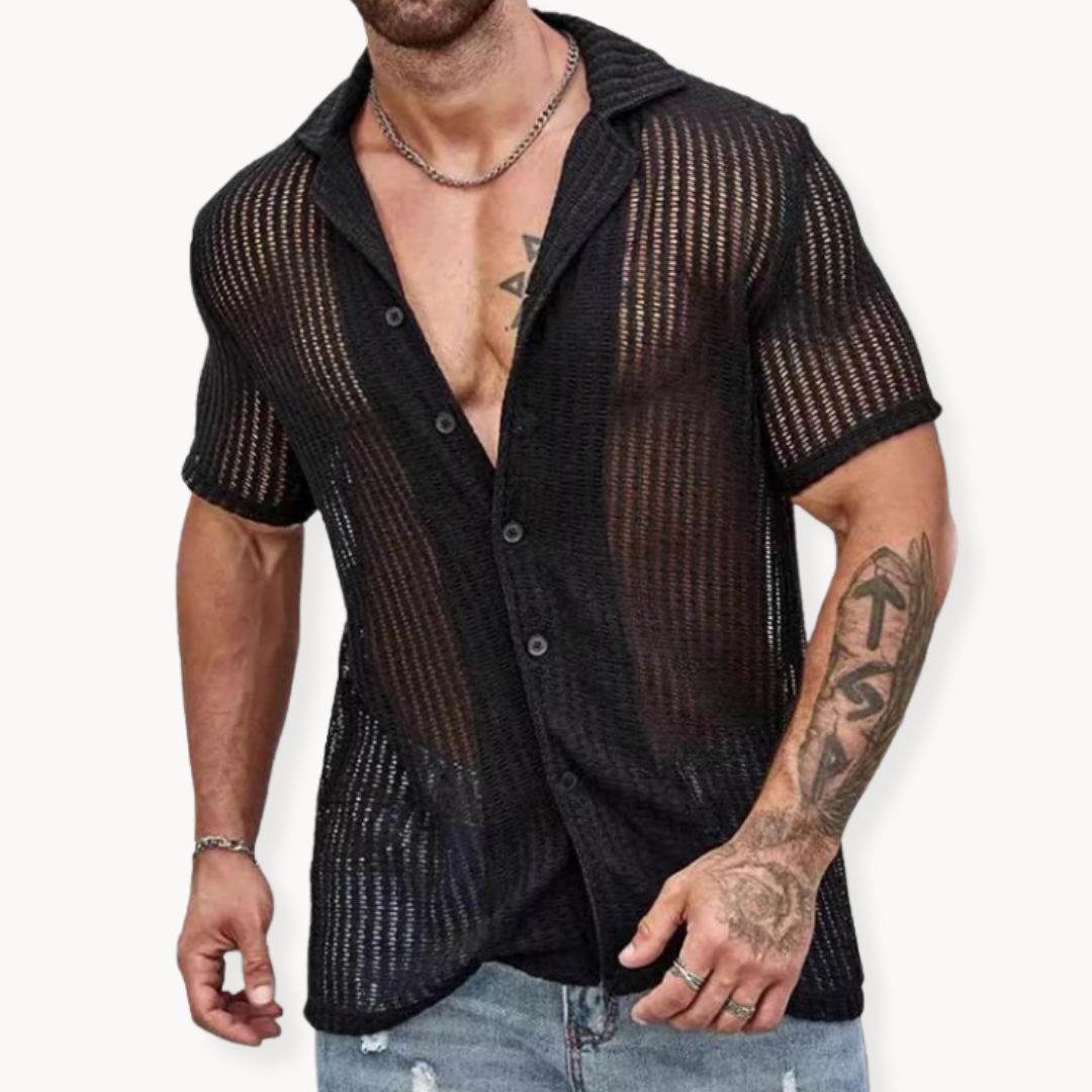 Camisa calada de manga corta | Rodri
