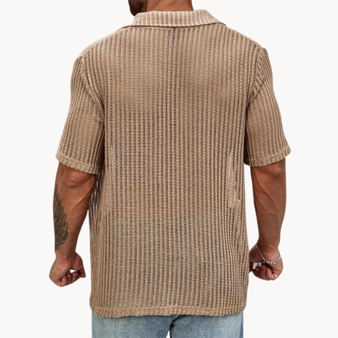 Camisa calada de manga corta | Rodri