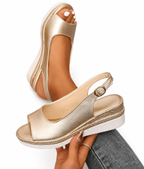 Sandalias con Plantilla Acolchada y Tira Trasera para Mujer